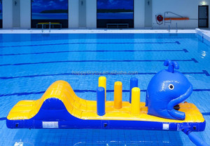 Dễ Thương Hippo Và Octopus <span class=keywords><strong>Inflatable</strong></span> Trở Ngại Nước Khóa Học, Nhảy Và Chạy Pool Float Giant <span class=keywords><strong>Inflatable</strong></span> Trở Ngại - Product Image 6