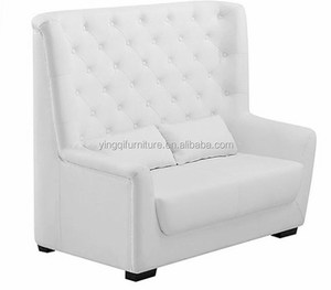 الماس الأبيض عالية الظهر loveseat أريكة الزفاف - Product Image 4