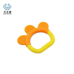 Nouveau <span class=keywords><strong>silicone</strong></span> personnalisé OEM bébé hochets jouets de dentition - Product Image 5