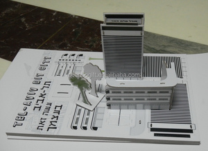 Tùy chỉnh thực hiện 3D giấy xây dựng câu đố, DIY tông nhà hình dạng câu đố cho trẻ em - Product Image 2