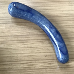 Großhandel Natürlicher Blauer Aventurin Massagestab Quarz-Kristall Geschwungener <span class=keywords><strong>Dildo</strong></span> zur Dekoration - Product Image 3