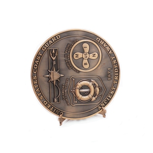 Alibaba china personalizado moneda antigua placa esmalte epoxi resina souvenir escultura 3D OEM medalla - Product Image 2