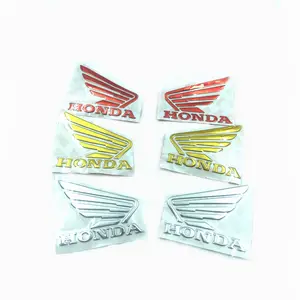 Pegatina con logotipo de alas 3D para coche y motocicleta Honda, emblema del tanque, calcomanía para Honda CBF 125 150 CBR 400 600 800 1000