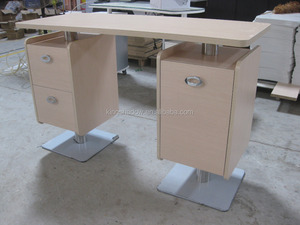 2017 marco de la tabla mesa de manicura de uñas de manicura de acero inoxidable mesa con extractor de aire - Product Image 2