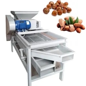 Automatic Hazelnut Almond Shelling Machine/Almond Nut Cracker Dehuller Sheller