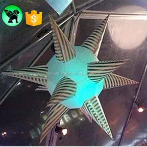 Modelo inflável de estrela para festa de eventos, modelo de decoração inflável personalizado do palco para clube y59
