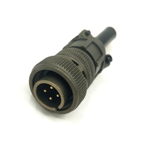 Amphenol MS3106A-14S-2P <span class=keywords><strong>DIN</strong></span> 4 voies pour montage de câble automobile Connecteur à vis Accouplement à broches en cuivre Taille 14S MIL-DTL-5015 - Product Image 1