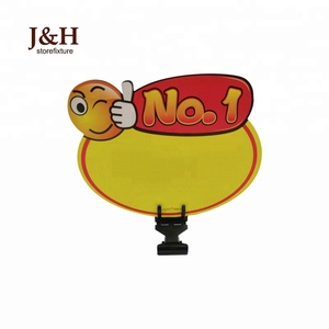 ที่แขวนป้ายราคาอาหารแบบหนีบ J&H Custom Supermarket ทำจากโลหะสีดำพับได้ สำหรับร้านเบเกอรี่ - Product Image 2