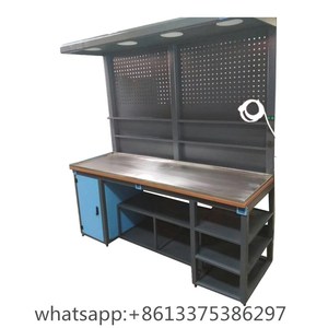 Cơ bản bàn làm việc mở rộng loại common rail injector sửa chữa thép không gỉ bàn làm việc với ngăn kéo - Product Image 2