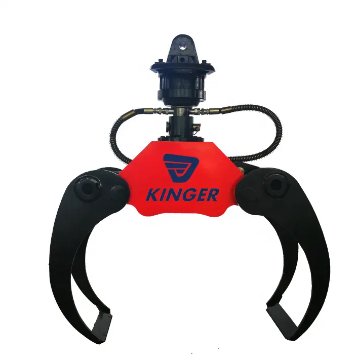 KINGER ออกแบบใหม่ไฮดรอลิก Log Grapple Crane ในสต็อก