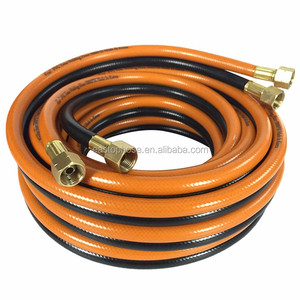 Selang Oksigen Asetilen PVC 1/4 "-5/<span class=keywords><strong>16</strong></span> Inci, Pipa Selang Uap Las Garis Kembar Tekanan Tinggi - Product Image 1