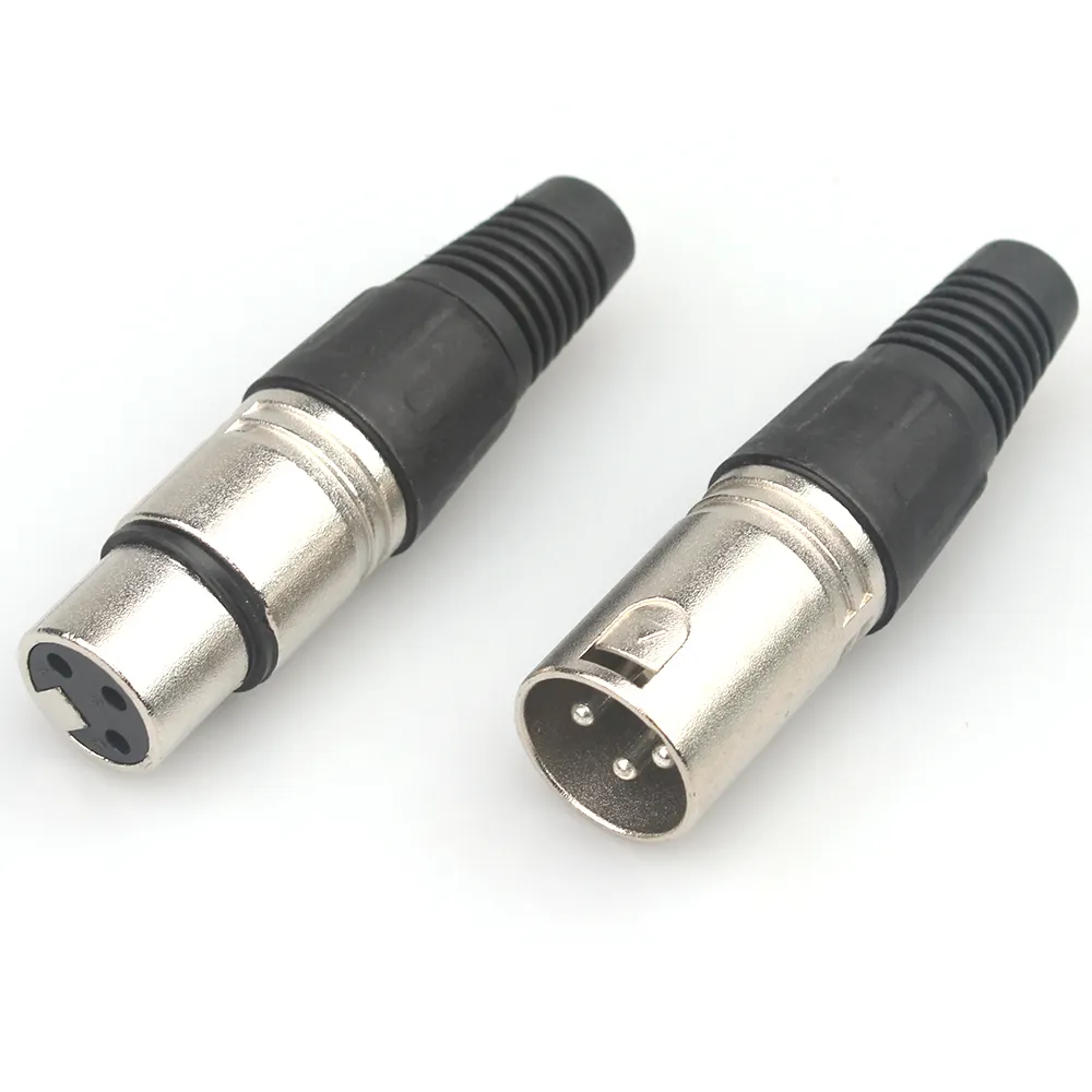 3-pin 3 pin microphone Cable Audio xlr male female Connector