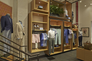 Muebles de Madera Elegantes para Exhibición de Ropa en Tiendas de Ropa Masculina - Product Image 3