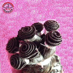 8a Grade High Quality Chinese Virgin Hair 12-24inch <strong>Hand</strong> Tied Double <strong>Drawn</strong> Weft - Product Image 2