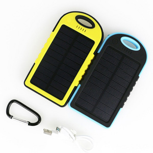 Chargeur solaire portable 5000mAh <span class=keywords><strong>Power</strong></span> <span class=keywords><strong>Bank</strong></span> Design étanche avec entrée Micro USB et sortie 10W Caractéristiques de la batterie LI-Polymer - Product Image 2