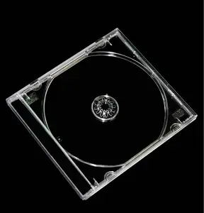 Commercio all'ingrosso cd jewel case top rated 5.2mm sottile custodia del cd