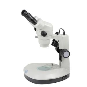 MZS0745 7X-45X <span class=keywords><strong>Microscope</strong></span> à zoom stéréo binoculaire de laboratoire et d'enseignement supérieur sur support de piste à pignon - Product Image 1