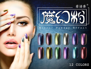 Luxury Acrylic <strong>Nail</strong> <strong>Chrome</strong> Pigment <strong>Powder</strong> with Magic Metallic Mirror Effect CE Certified Customizable for <strong>Nail</strong> Art DIY - Product Image 6