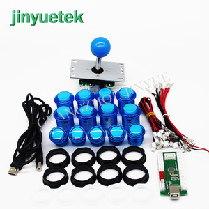 Kit di parti di gioco Arcade DIY con ritardo <span class=keywords><strong>Zero</strong></span> codificatore Usb 4/8Way pulsanti Joystick Kit per macchine da combattimento Arcade - Product Image 1