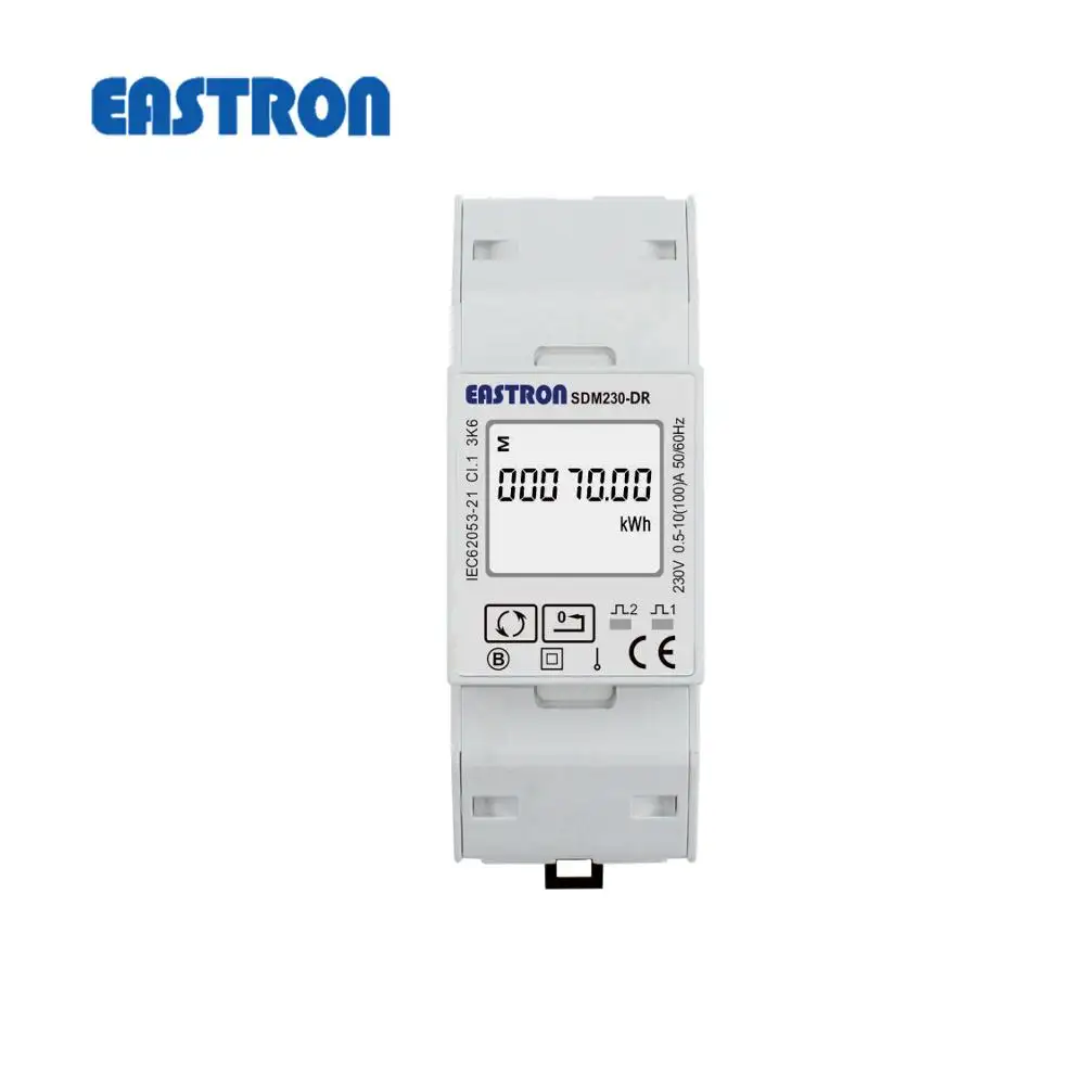 Eastron SDM230 Digitaler Stromzähler monofase 230V 100 AMPERE