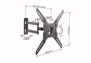 Full Motion TV <span class=keywords><strong>Support</strong></span> <span class=keywords><strong>Mural</strong></span> Pour Plus 32-55 Pouce LED, <span class=keywords><strong>LCD</strong></span>, OLED Et Plasma À Écran Plat Ou Courbe Tvs - Product Image 3
