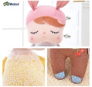 Metoo Angela bebek PP pamuk Bunny yumuşak peluş oyuncaklar özel peluş yatmadan oyuncaklar hediye peluş bebek karikatür oyuncak CPC