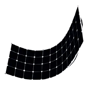 High efficiency amorphous silicon module solar panels