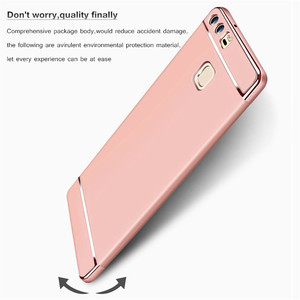 2017 3 en 1 híbrido cubre la piel trasera caso para Huawei mate 7 8 9 P8 P9 Porsche P10 Más Lite pro GR3 GR5 Y5 Y7 Nova 2 - Product Image 4