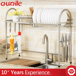Chine de Bonne Qualité Cuisine Rack <span class=keywords><strong>sur</strong></span> évier Égouttoir égouttoir organisateur - Product Image 2