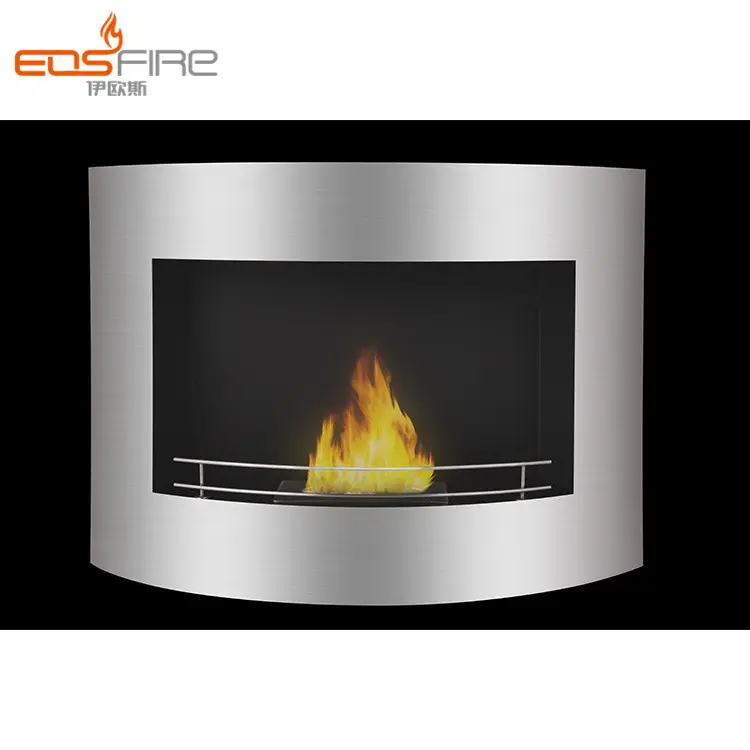 Canon EOS — foyer mural flottant blanc, chauffage en granulés, pour feu