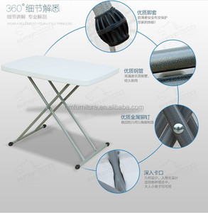 Thiết kế hiện đại có thể điều chỉnh chiều cao gấp bảng sử dụng cá nhân nhựa đồ nội thất nhà cho phòng ăn kho và công viên - Product Image 5