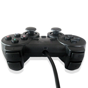Sốc Rung Bộ Điều Khiển Trò Chơi Có Dây USB Bộ Điều Khiển Chơi Game Joypad Tay Cầm Điều Khiển Cần Điều Khiển Cho Máy Tính PC Máy Tính Xách Tay Màu Đen - Product Image 2