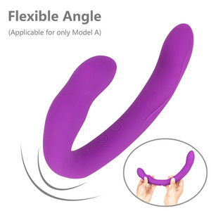 Vibratore Strapon a doppio motore ad angolo pieghevole con cinturino telecomandato sul giocattolo del sesso del pene del Dildo - Product Image 5