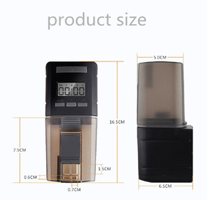 Otomatik pil işletilen balık kaplumbağa besleyici çevre dostu ABS plastik balık besleyici için akvaryum balık tankı - Product Image 5