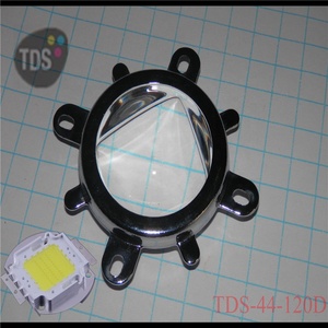 20W 30W 50W 80W 100W COB Led lente óptica 44mm con reflector