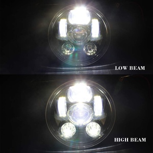 Faro LED de 5 3/4 "aprobado por DOT E-Mark para Harley Davidson Later XL1200C FXDWG FXSTC Dyna FXSTD - Product Image 5