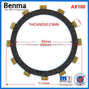 AX100 ricambi <span class=keywords><strong>moto</strong></span> centro frizione completo per kit frizione AX100 assy