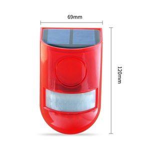 365days Standby Outdoor Wireless Powered Security Siren Lights Solar <strong>Alarm</strong> Lamp IP65 with PIR <strong>Motion</strong> <strong>Sensor</strong> <strong>Alarm</strong> - Product Image 5