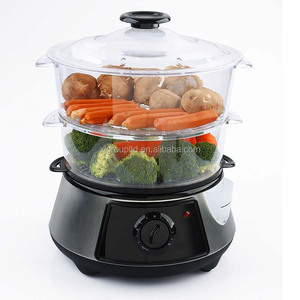 หม้อหุงข้าวไฟฟ้า11.5L 3ชั้นขนาด800วัตต์หม้อหุงข้าวใช้ในครัวเรือนพร้อมตัวแสดงระดับน้ำตัวกรองภายนอกอุปกรณ์เสริมชามข้าว - Product Image 3