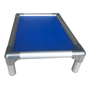 Groothandel Pvc Outdoor Metalen Camping Huisdier Bed Effen Patroon Opvouwbare Verhoogde Hondenbed - Product Image 4