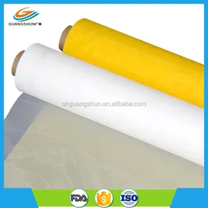 GS factory price good quality ISO9001 15T( 38mesh)- 140T(350mesh) 100% polyester screen printing mesh for silk screen printing