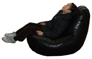 PU Leather Indoor Furniture Xl <strong>Bean</strong> <strong>Bag</strong> <strong>Chairs</strong> Beanbag Lazy Sofa Cover <strong>for</strong> <strong>Adults</strong> - Product Image 2