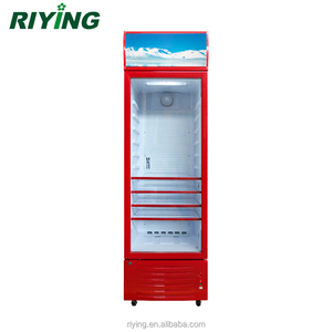 Réfrigérateur vertical commercial à porte unique, vitrine réfrigérée pour la bière Pepsi avec évaporateur à rouleaux - Product Image 5