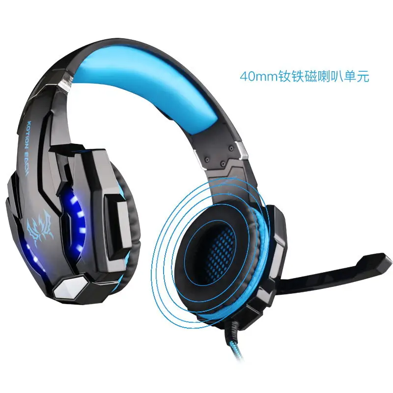 KOTION EACH G9000 Headphone - Gaming LED & Noise Cancelling