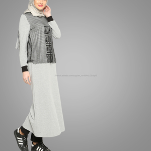 2016 Dernière Mode Musulman Vêtements Survêtements Robe Tunique À Manches Longues Fait En Turquie Istanbul Tunique - Product Image 2