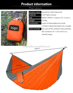 Woqi – hamac ultraléger de voyage, Camping, tissu Nylon Ripstop de haute qualité, offre spéciale