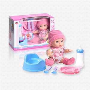 Hot Sell 10 Zoll Blasform Aktives Auge mit Saugen und Pee Baby puppe Set - Product Image 3