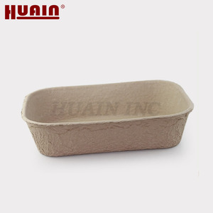 Kunden spezifische biologisch abbaubare trocken gepresste geformte Zellstoff papier Katze Katzen toilette Braune Farbe für den Hausgebrauch - Product Image 3