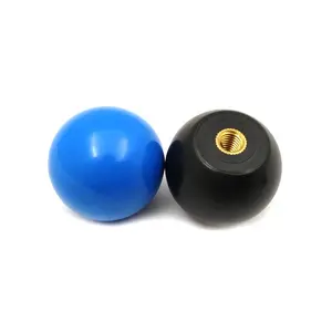 球形蓝色球手柄旋钮 m8 螺纹旋钮