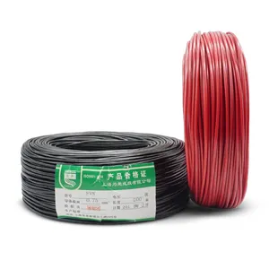 PVC beschichtet elektronische kabel verschiedene farbe kabel elektrische flexible kabel draht 10mm FVN draht